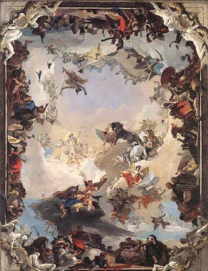 Giambattista Tiepolo Allegory of the Planets and Continents china oil painting image